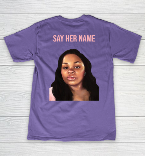 Arrest the cops who killed Breonna Taylor- Say Her Name V-Neck T-Shirt 16
