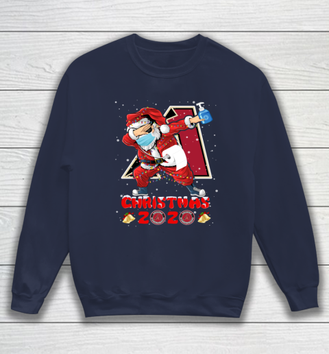 Arizona Diamondbacks Funny Santa Claus Dabbing Christmas 2020 MLB Sweatshirt 2