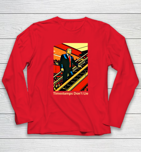 Rattle Trap 1776 Knew Before You Escalator Truth Long Sleeve T-Shirt 6