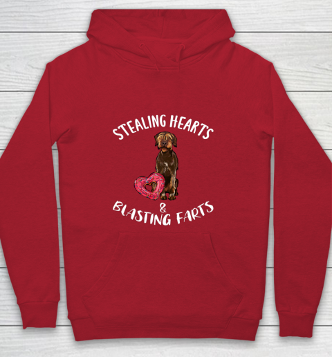 Stealing Hearts Blasting Farts Wirehaired Pointing Griffon Youth Hoodie 7
