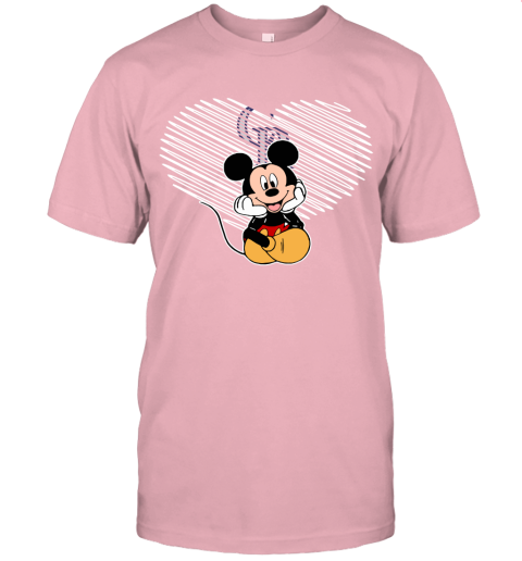 rmvk mlb colorado rockies the heart mickey mouse disney baseball jersey t shirt 60 front pink