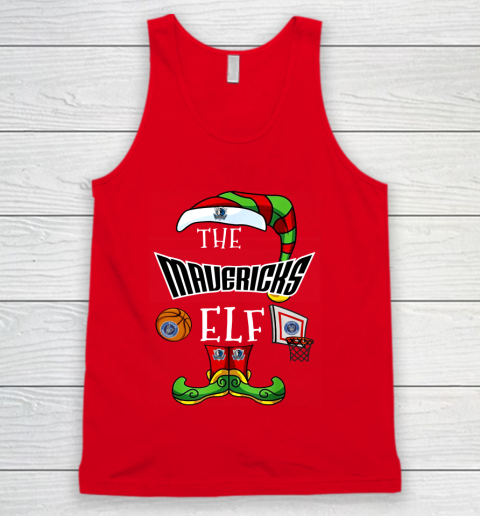 Dallas Mavericks Christmas ELF Funny NBA Tank Top 5