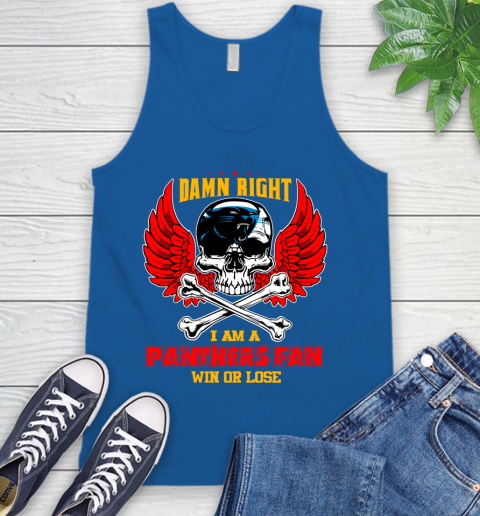 NFL Damn Right I Am A New York Jets Win Or Lose Skull Football Sports (2) Tank Top 4