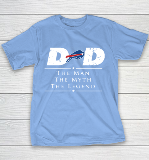 Buffalo Bills NFL Football Dad The Man The Myth The Legend Youth T-Shirt 8