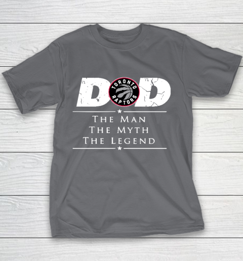 Toronto Raptors NBA Basketball Dad The Man The Myth The Legend Youth T-Shirt 5