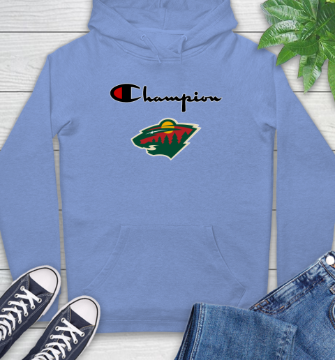 NHL Hockey Minnesota Wild Champion Shirt Hoodie 11