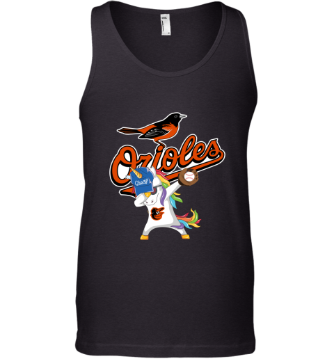Hip Hop Dabbing Unicorn Flippin Love Baltimore Orioles Tank Top