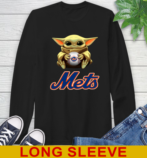 MLB Baseball New York Mets Star Wars Baby Yoda Shirt 59