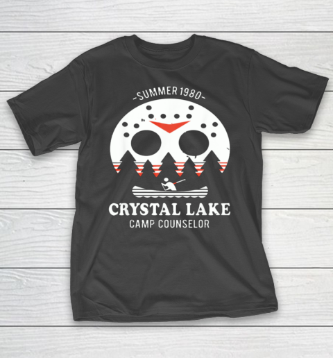 Crystal Lake Camp Counselor Jason Friday The 13th Halloween T-Shirt