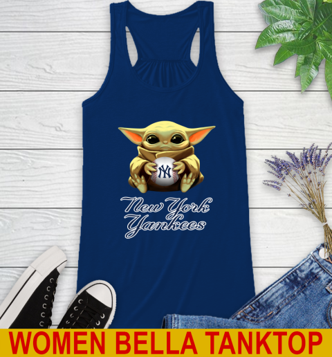 MLB Baseball New York Yankees Star Wars Baby Yoda Shirt 45