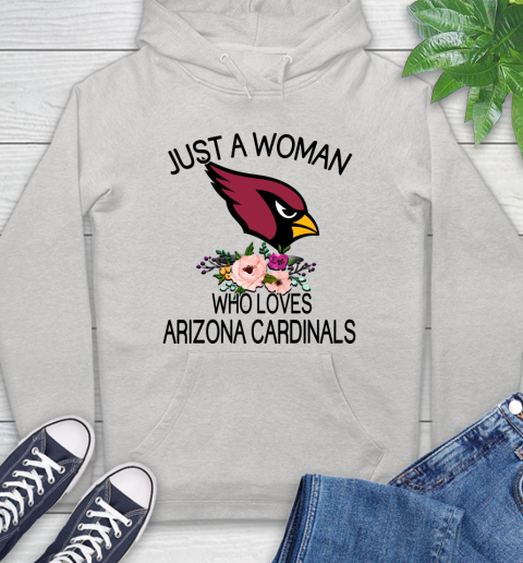 NFL Just A Woman Who Loves Arizona Cardinals Football Sports Hoodie