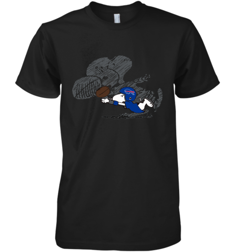 Buffalo BIlls Snoopy Plays The Football Game Shirts Premium Men's T-Shirt