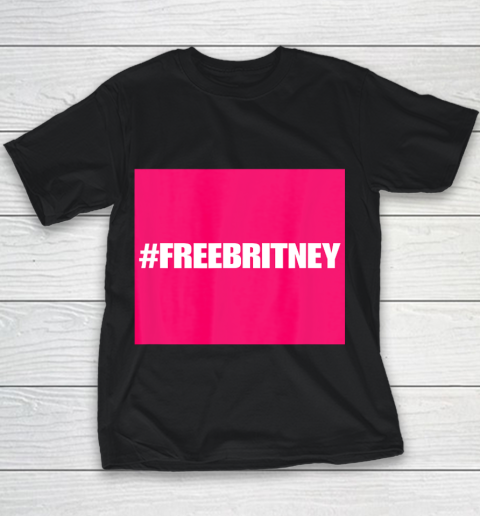 Free Britney FreeBritney Hashtag FreeBritney Youth T-Shirt