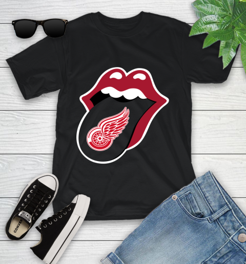 Detroit Red Wings NHL Hockey Lips I Root For My Team Adoring Fan 104