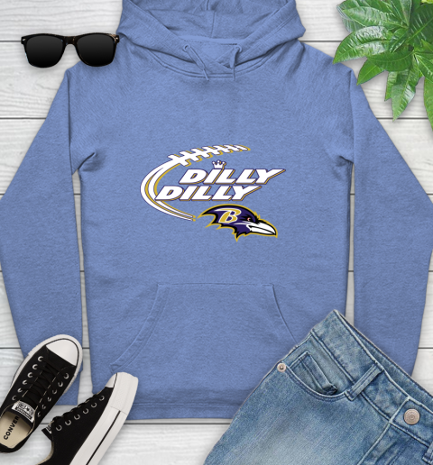 NFL Baltimore Ravens Dilly Dilly Football Sports Youth Hoodie 12
