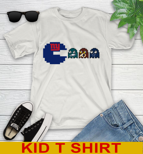 New York Giants NFL Football Pac Man Champion Youth T-Shirt 12
