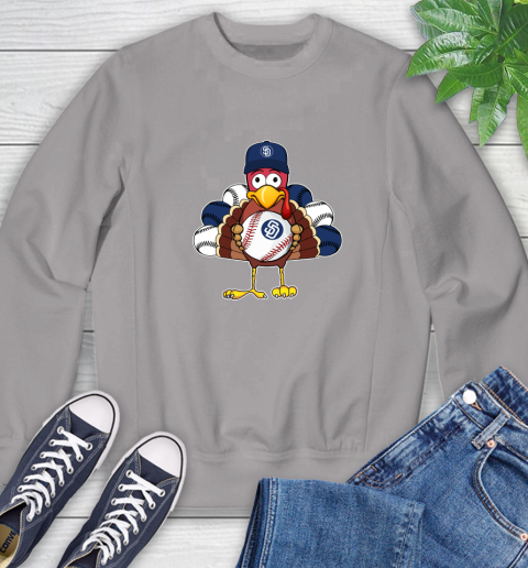 San Diego Padres Turkey thanksgiving Sweatshirt 5