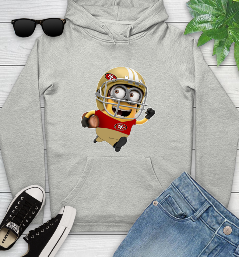 NFL San Francisco 49ers Minions Disney Football Sports Youth Hoodie