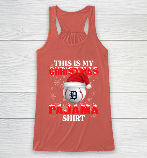 Detroit Tigers This Is My Christmas Pajama Shirt MLB Racerback Tank 3
