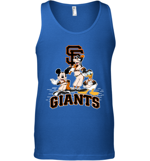 MLB San Francisco Giants Mickey Mouse Donald Duck Goofy Baseball T Shirt  Youth Long Sleeve