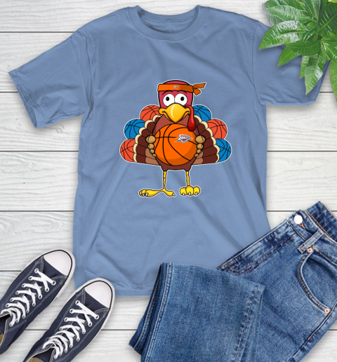Oklahoma City Thunder Turkey thanksgiving day T-Shirt 11