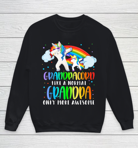 Grandpa Funny Gift Apparel  Grandpacorn Like A Normal Grandpa Birthday Youth Sweatshirt