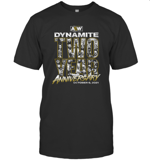 AEW Dynamite Two Year Anniversary T Shirts