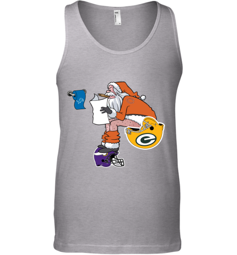 Santa Claus Chicago Bears Shit On Other Teams Christmas Tank Top