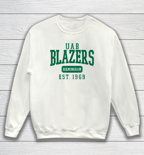 Alabama Birmingham UAB Blazers Est. Date Sweatshirt Tee For Sports