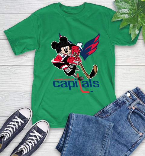 NHL Washington Capitals Mickey Mouse Disney Hockey T Shirt T-Shirt 7