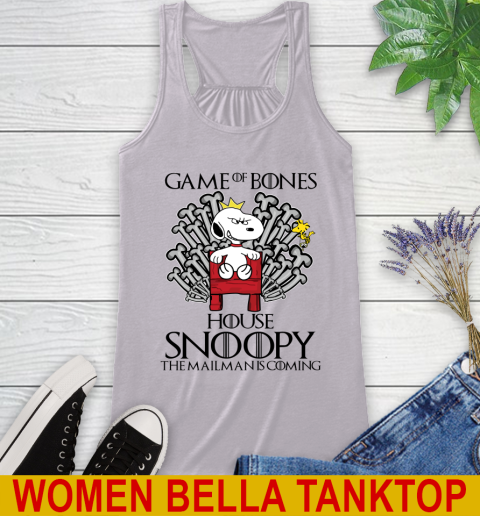 Game of bones house snoopy the mailman is coming tshirt 39