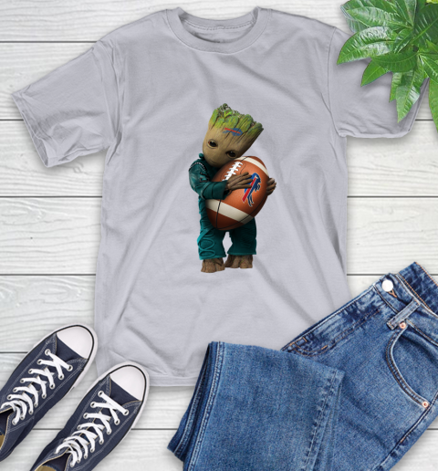 NFL Groot Guardians Of The Galaxy Football Sports Buffalo Bills T-Shirt 6