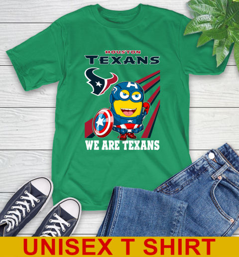 NFL Football Houston Texans Captain America Marvel Avengers Minion Shirt T-Shirt 7