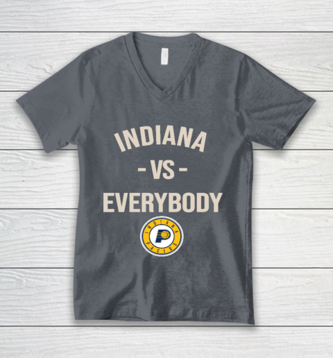 Indiana Pacers Vs Everybody V-Neck T-Shirt 4