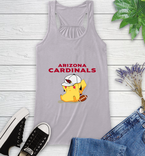 NFL Pikachu Football Sports Arizona Cardinals Racerback Tank 5
