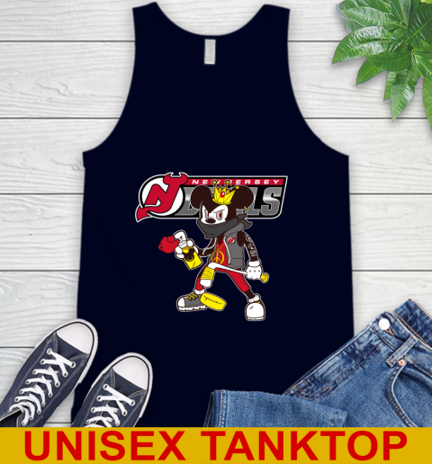 New Jersey Devils NHL Hockey Mickey Peace Sign Sports Tank Top 3