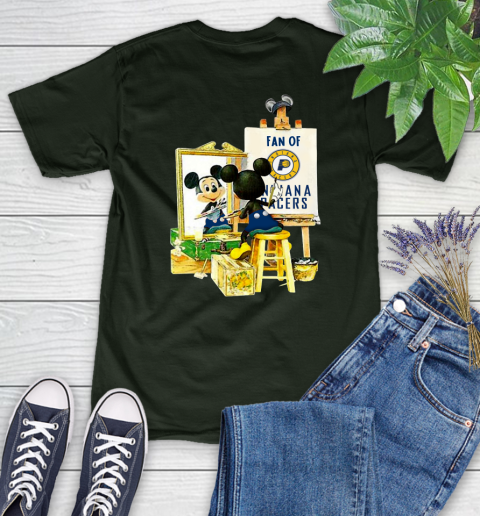 NBA Basketball Indiana Pacers Mickey Drawing Shirt 86