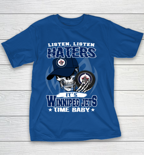 Listen Haters It is JETS Time Baby NHL Youth T-Shirt 6