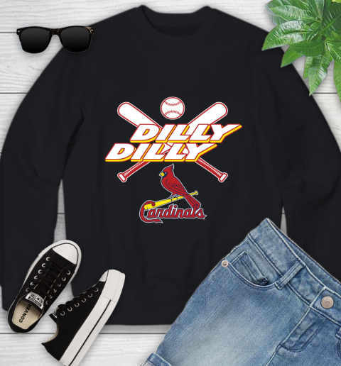 MLB St.Louis Cardinals Dilly Dilly Baseball Sports Youth Sweatshirt 2