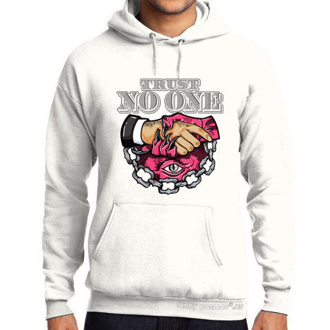 Air Jordan 12 GS Vivid Pink Matching Sneaker Shirt Trust No One Devil Eye White And Pink Sneaker Tshirt