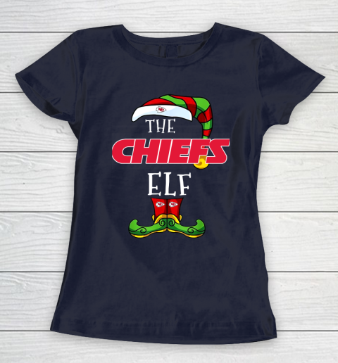 Kansas City Chiefs Christmas ELF Funny NFL Women's T-Shirt 3 Kansas City Chiefs Christmas ELF Funny NFL Women's T-Shirt - Image 3