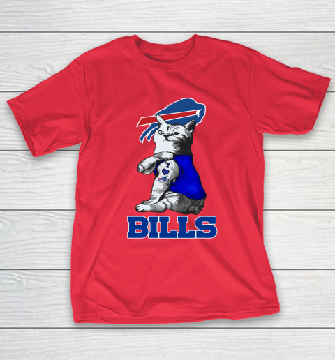 NFL Football My Cat Loves Buffalo Bills T-Shirt 9