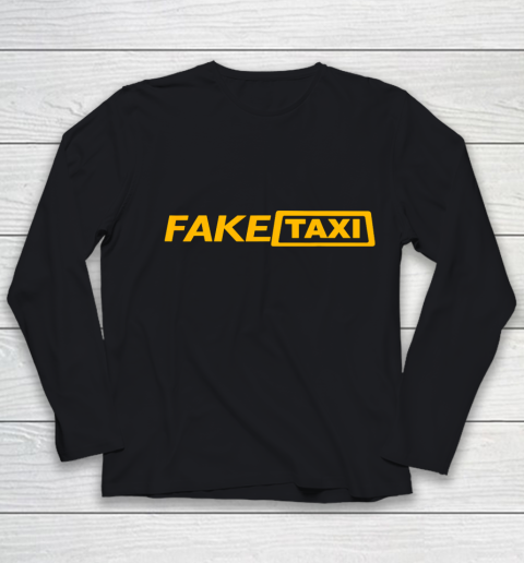 Fake Taxi Funny Gift Halloween Christmas Thanksgiving Youth Long Sleeve
