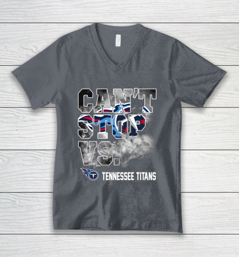 NFL Tennessee Titans Can't Stop Vs V-Neck T-Shirt 4