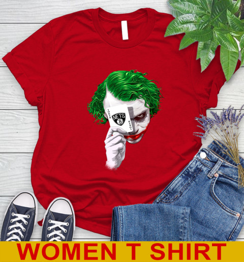Brooklyn Nets NBA Basketball Joker Card Shirt Women's T-Shirt 11