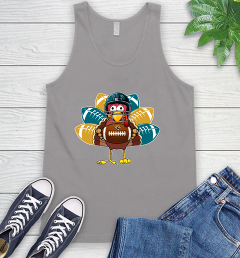 Jacksonville Jaguars Turkey Thanksgiving Day Tank Top 4