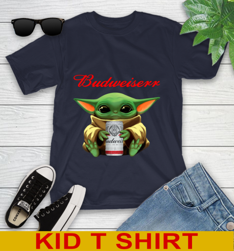 Star Wars Baby Yoda Hugs Budweiser Beer Shirt 103