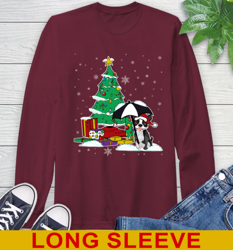 Boston Terrier Christmas Dog Lovers Shirts 202