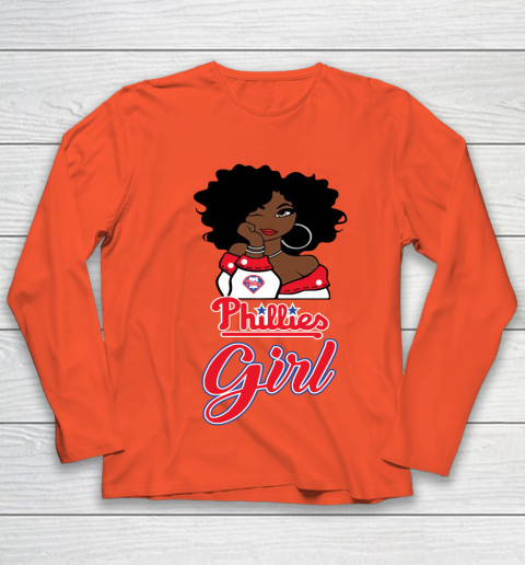 Philadelphia Philliess Girl MLB Youth Long Sleeve 4