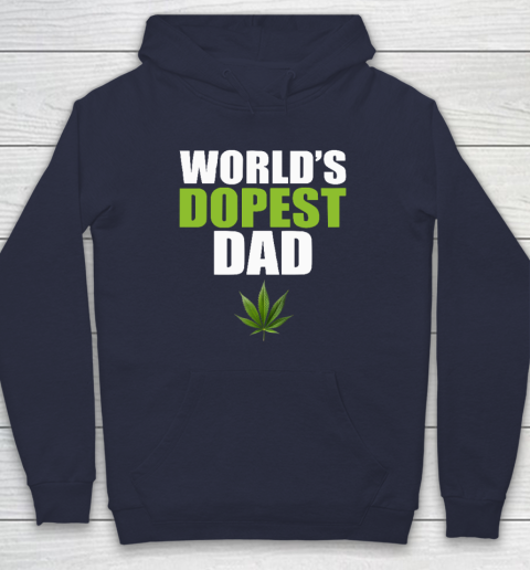World's Dopest Dad Marijuana Hoodie 2